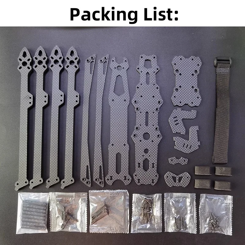 MARK 4 8 Inch Carbon Fiber FPV - Drone Racing Frame ulasan dan harga
