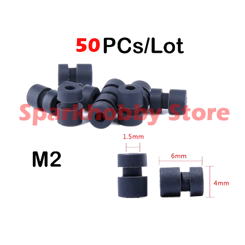 50PCS M2 Anti-Vibration Washer - Drone Racing Flight Controller ulasan dan harga