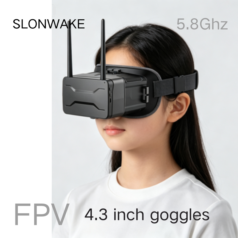 5.8G FPV Goggles 4.3 Inch 480* - Drone Racing Goggles ulasan dan harga