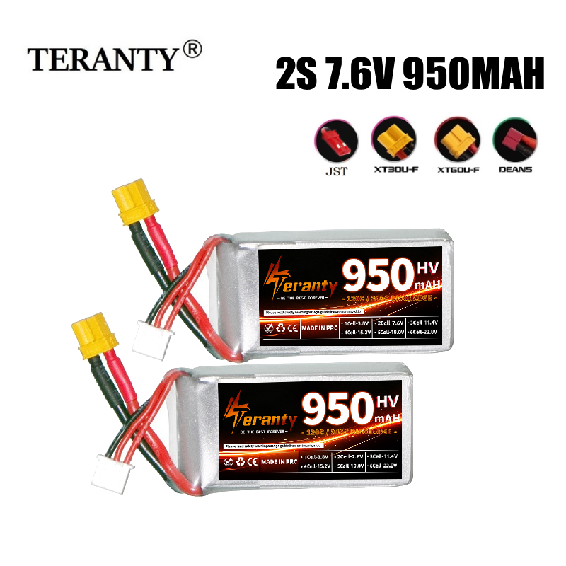 Teranty 2S HV 7.6V 950mAh 120C - Drone Racing Charger ulasan dan harga