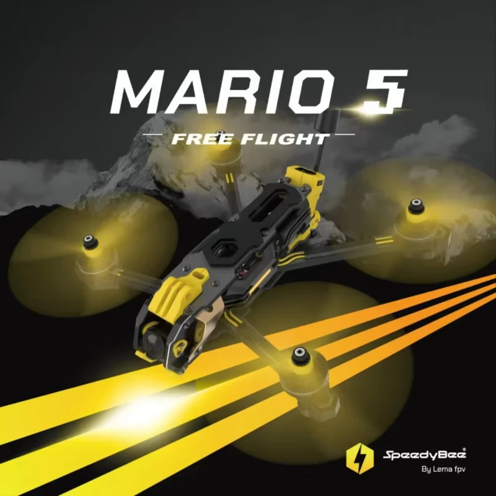 Speedybee Mario 5 O4 Frame Kit - Drone Racing Frame ulasan dan harga