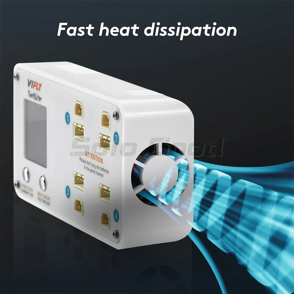 VIFLY ToothStor 4 Port 2S Bala - Drone Racing Charger ulasan dan harga